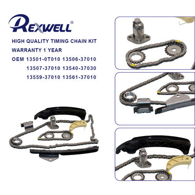 13559-37010 13501-0T010 13506-37010 13507-37010 13540-37010 13561-37010 Motor Valve Timing Chain Kit voor Toyota Yaris Verso Prius 2ZR 1.8